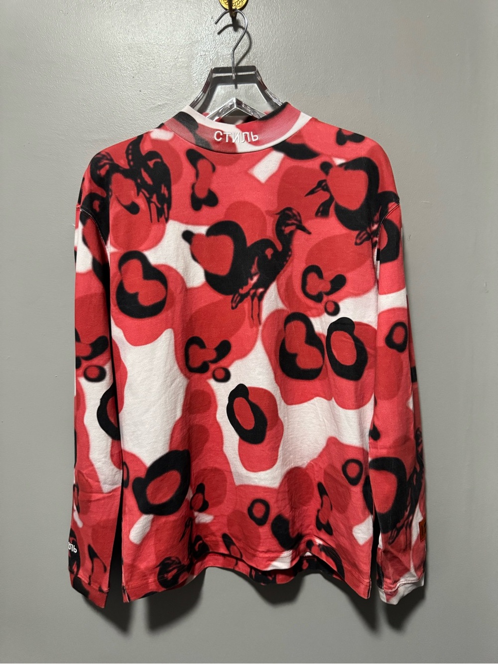 Heron Preston Red White Orange Sweat Set Top S Pants M Authentic Certilogo